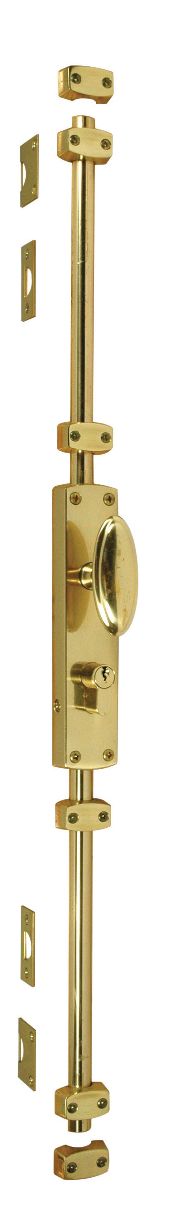 Cylinder Locking Espagnolette Bolt